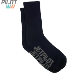 Jetpilot Work Crew Socks Black & Navy Pack Of 4