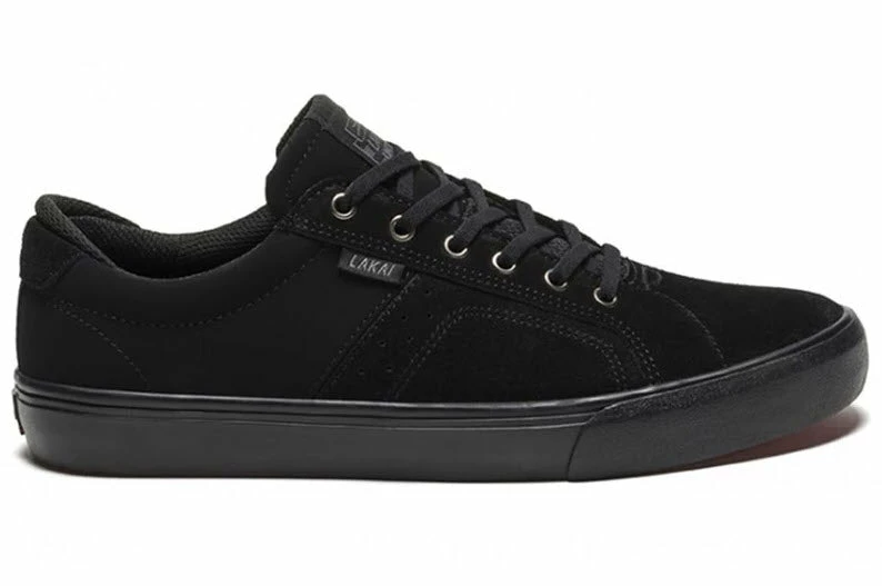 Lakai Falco Black Black Suede Skate Shoes