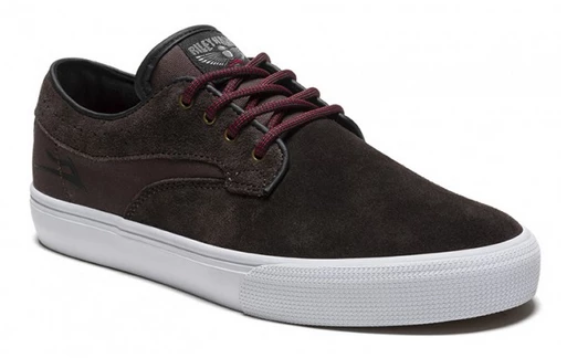 Lakai RILEY HAWKE Skate Shoe Chocolate Suede - Image 2