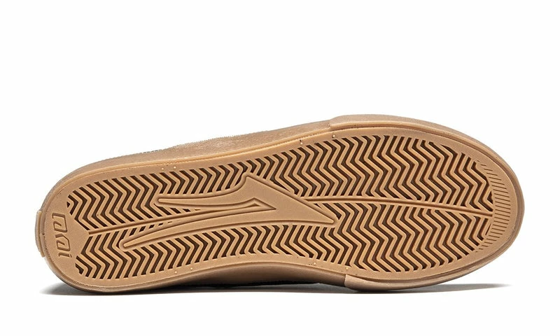 Lakai Sheffield Black Gum Suede Skate Shoe - Image 3