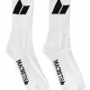 Macbeth Vegan Classic Crew Sock White Black