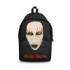 Famous Rock Shop Marilyn Manson Red Lips Daypack Classic Backpack