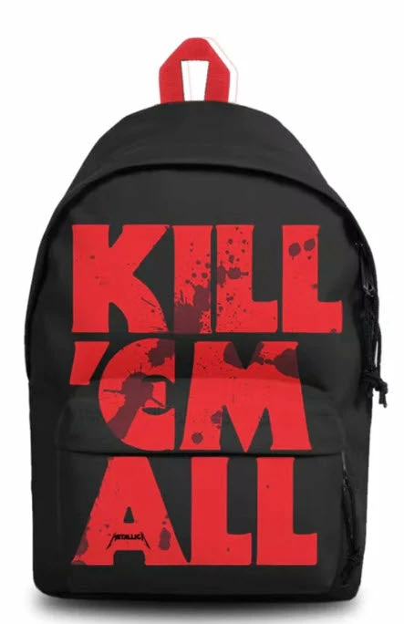 Famous Rock Shop Metallica Kill Em All Blood Da Backpack