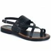 RMK Rene Black Leather Sandals