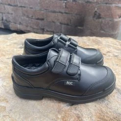 Famous Rock Shop Roc Rapp Black Leather Shoes