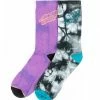 Santa Cruz Melt Dot Mono Socks 2 Pair SC-MZD0813
