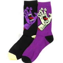 Santa Cruz Screaming Hand Socks 2 Pair SC-MZD0815