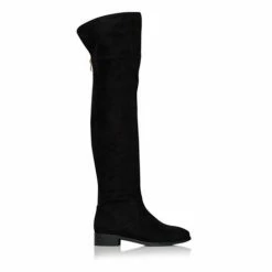 Billini Sera Black Vegan Suede Knee High Boots