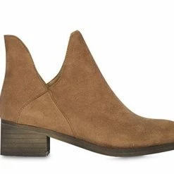 Billie Sinclair Tan Vegan Suede Boots