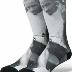 Stance G.L Braids Black Crew Socks Allen Iverson