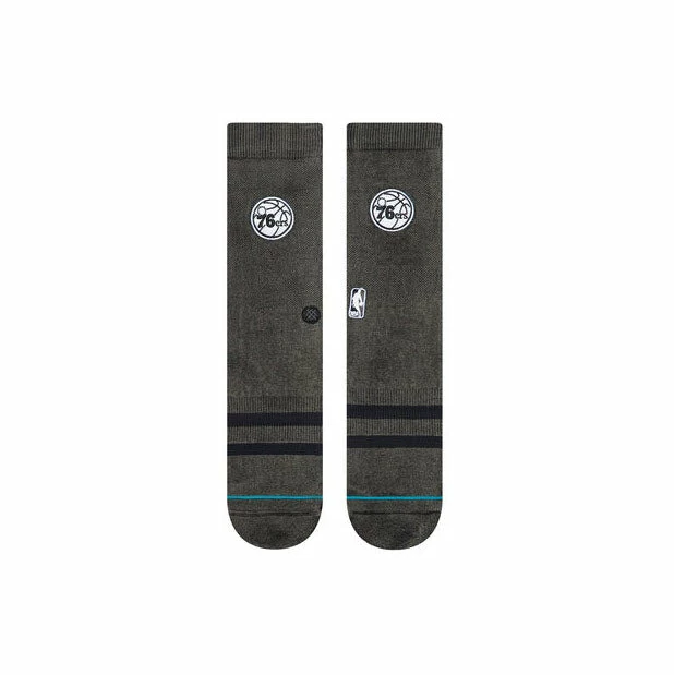 Famous Rock Shop Stance NBA Casual 76ers Blacktop Socks M556A1976E - Image 2