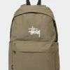 Stussy Graffiti Canvas Backpack Dusty Khaki