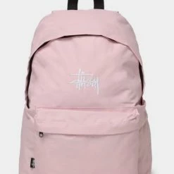 Stussy Graffiti Canvas Backpack Pink ST713023