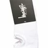 Stussy Men's Graffiti White No-Show Sock 3Pk