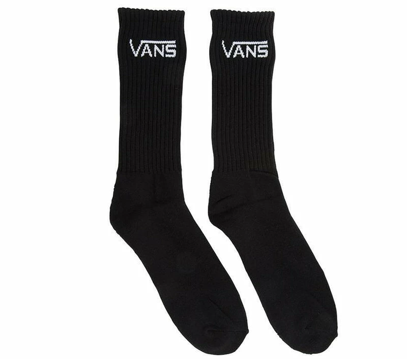 Vans Classic Crew Socks Pack Of 3 Black VN-000XSEBLK - Image 2
