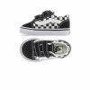 Vans Infants Old Skool Primary Check Black Velcro Sneakers VN0A38JNP0S