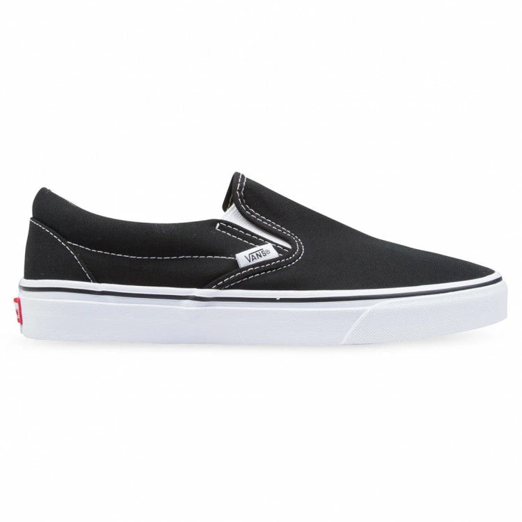 Vans Youth Classic Slip-On Black Canvas VN000ZBU6BT - Image 5
