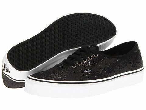 Vans Authentic Glitter Black Micro Dots