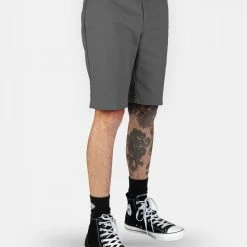 Dickies WR872 Slim Fit Work Short 10 Charcoal