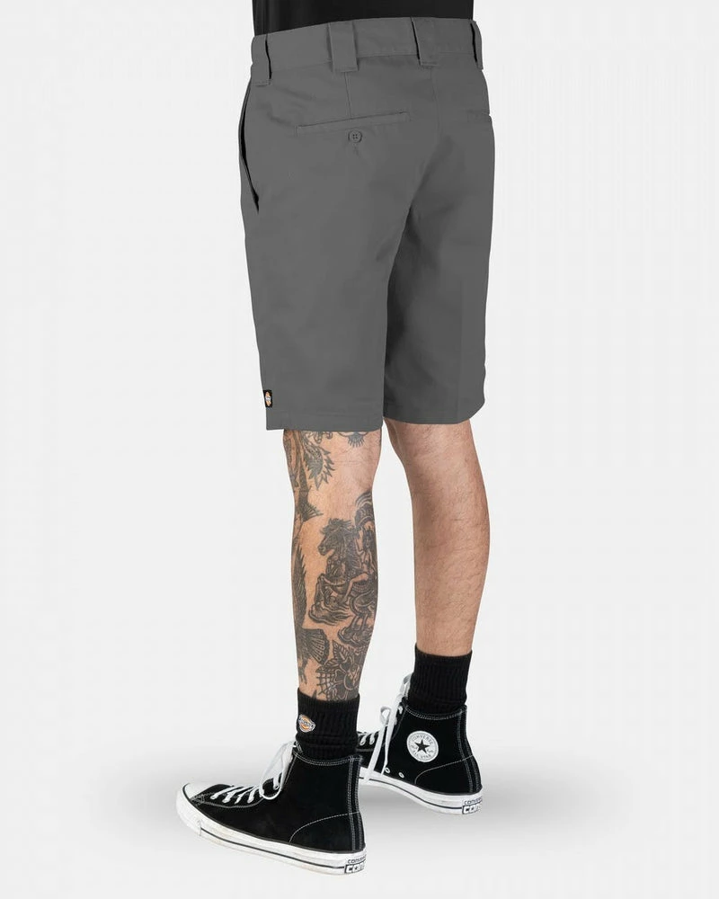 Dickies WR872 Slim Fit Work Short 10 Charcoal - Image 2