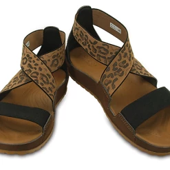 Crocs Anna Ankle Strap Sandals Hazelnut Expresso