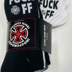 Independent Truck Company Independent Socks 4 Pack Fk Off IN-MZC9307