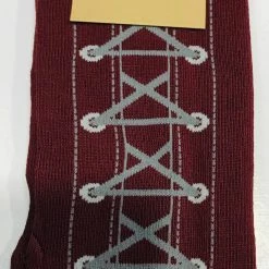 Dr Martens AirWair Women's High Socks 1460 Jacquard Socks Cherry Red