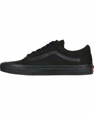 Vans Old Skool Black Black Canvas Sneaker VN000D3HBKA - Image 2