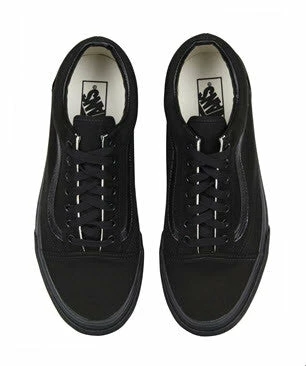 Vans Old Skool Black Black Canvas Sneaker VN000D3HBKA - Image 4
