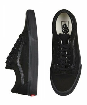Vans Old Skool Black Black Canvas Sneaker VN000D3HBKA - Image 3