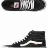 VANS SK8 HI PRO SHOE - BLACK WHITE VN-OVHGY28.BKW