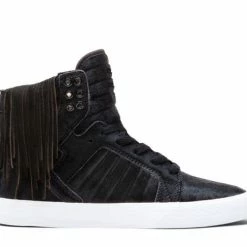 Supra Women's Skytop Black Zebra White