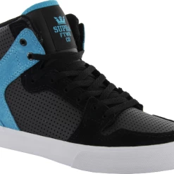 Supra Kids Vaider Black Tourquise High Tops