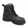 Blundstone 997 Work & Safety Boot Ankle Zip Lace Up Black