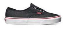 Vans Authentic Denim Black True White